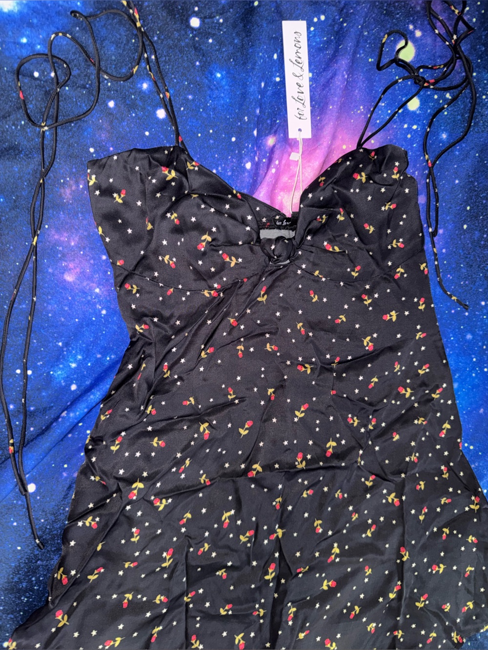 For Love & Lemons Black mini dress - Picture 3 of 7